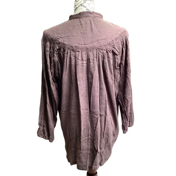 Gypsy Rose top drawstring neckline long sleeves XL - Picture 3 of 8